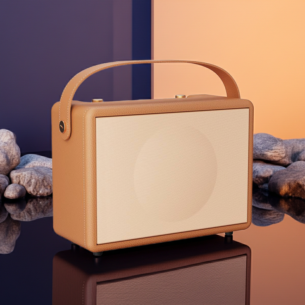 Nakamichi SOUNDBOX BOOM 2 復古柔感皮紋藍牙喇叭